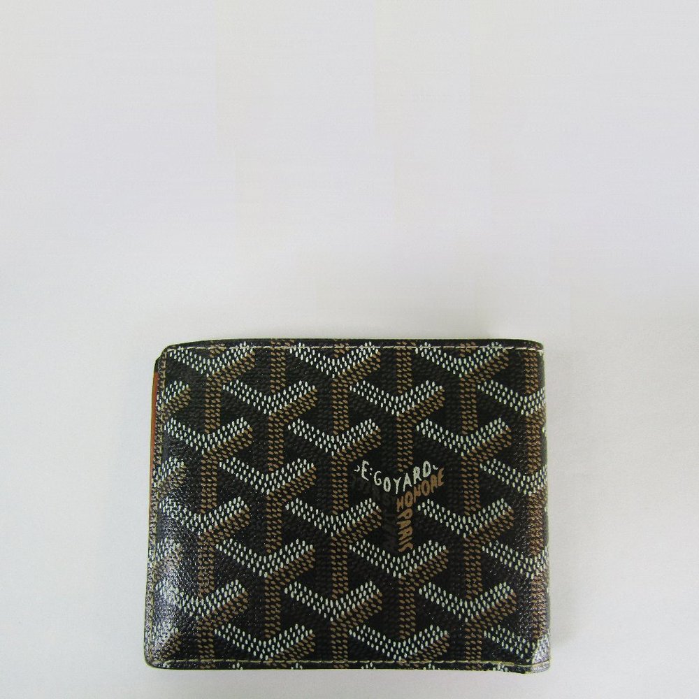 Authentic 2006 Goyard Bifold Wallet Black & Tan - Picture 5 of 16